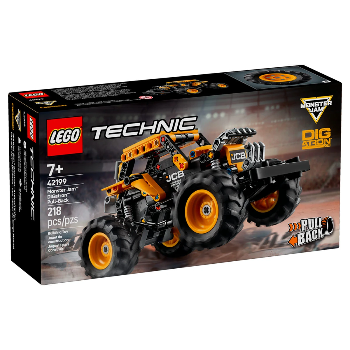 BLOQUES CONSTRUCCIÓN LEGO 42199 MONSTER JAM DIGATRON PULL-BACK - 2