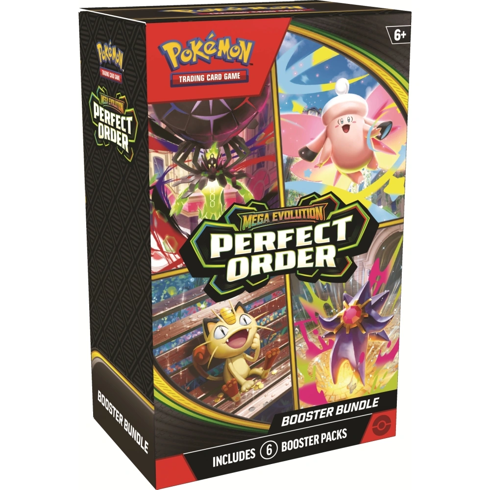 CARTAS POKÉMON TCG "MEGA EVOLUTION - PERFECT ORDER" BOOSTER BUNDLE EN INGLÉS - 1