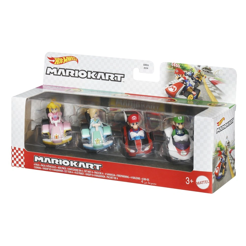 PACK 4 AUTOS METÁLICOS MARIO KART HOT WHEELS 3 - 3