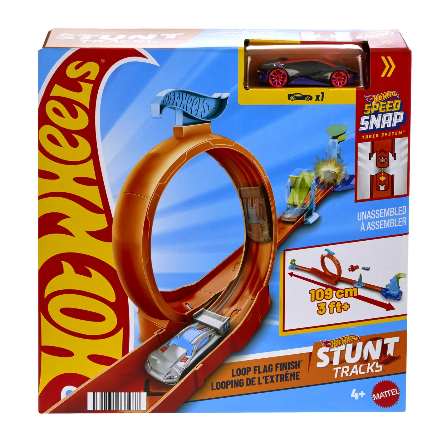 PISTA DE JUGUETE HOT WHEELS ACROBACIAS SORPRESA - 1