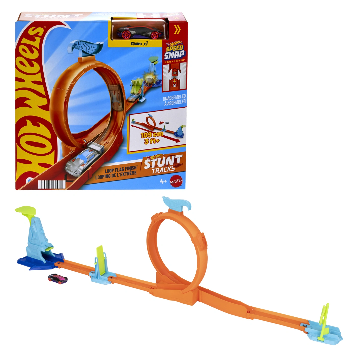 PISTA DE JUGUETE HOT WHEELS ACROBACIAS SORPRESA - 3