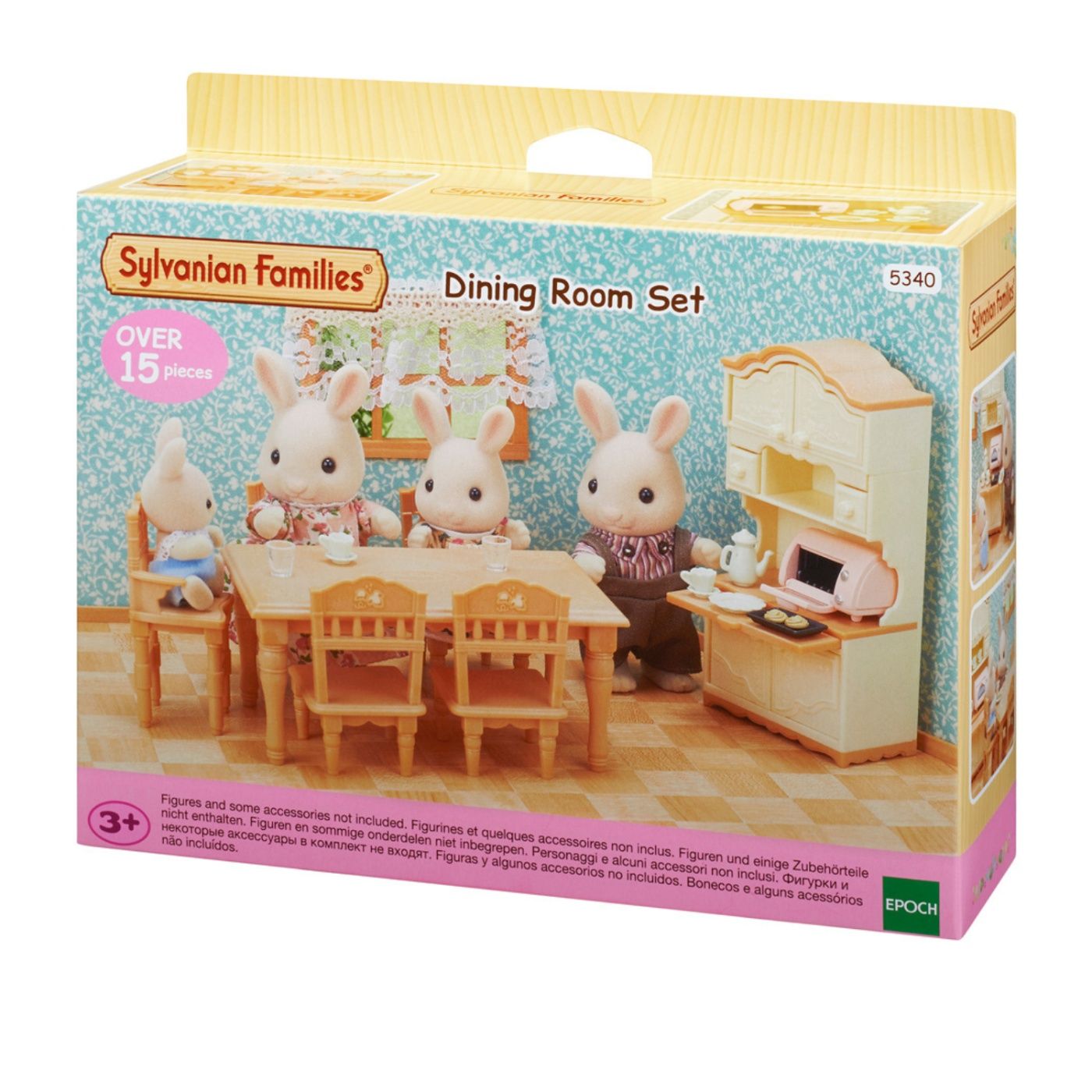 FIGURA COLECCIONABLE SYLVANIAN FAMILIES SET COMEDOR - 1