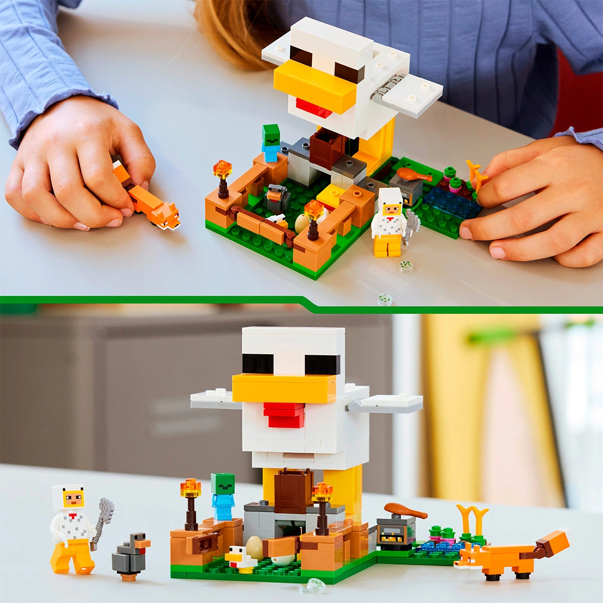 BLOQUES DE CONSTRUCCIÓN LEGO 21585 LA GRANJA DE GALLINAS - 1