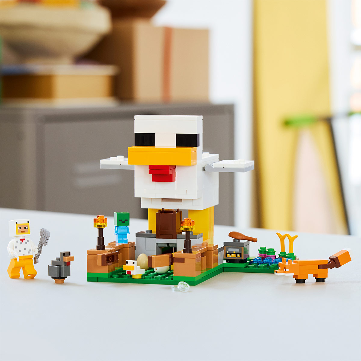 BLOQUES DE CONSTRUCCIÓN LEGO 21585 LA GRANJA DE GALLINAS - 3