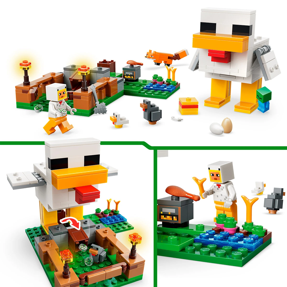 BLOQUES DE CONSTRUCCIÓN LEGO 21585 LA GRANJA DE GALLINAS - 4