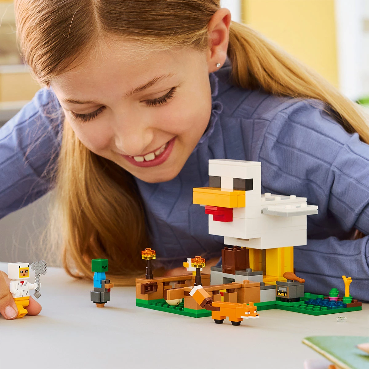 BLOQUES DE CONSTRUCCIÓN LEGO 21585 LA GRANJA DE GALLINAS - 5