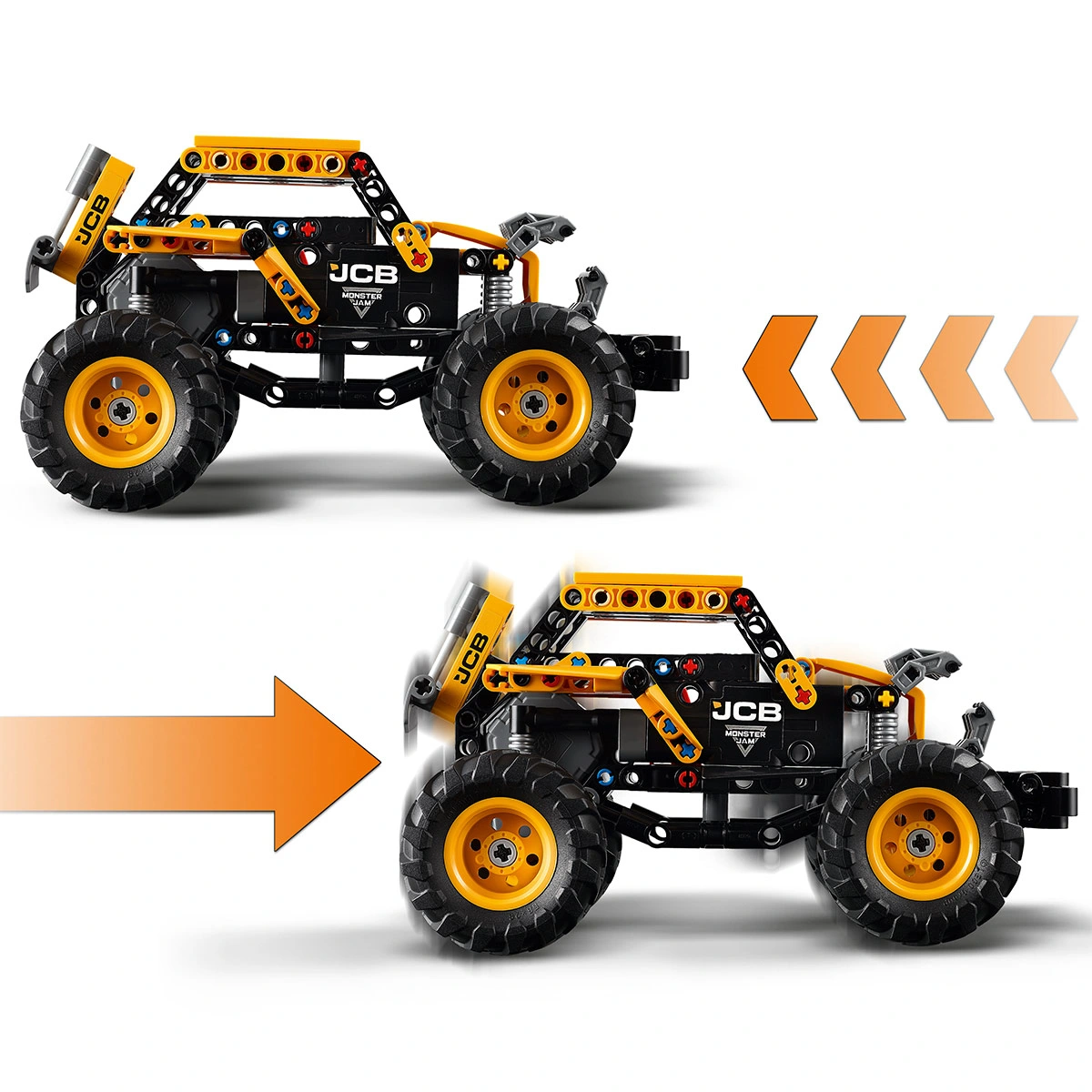 BLOQUES DE CONSTRUCCIÓN LEGO 42199 MONSTER JAM DIGATRON PULL-BACK - 4