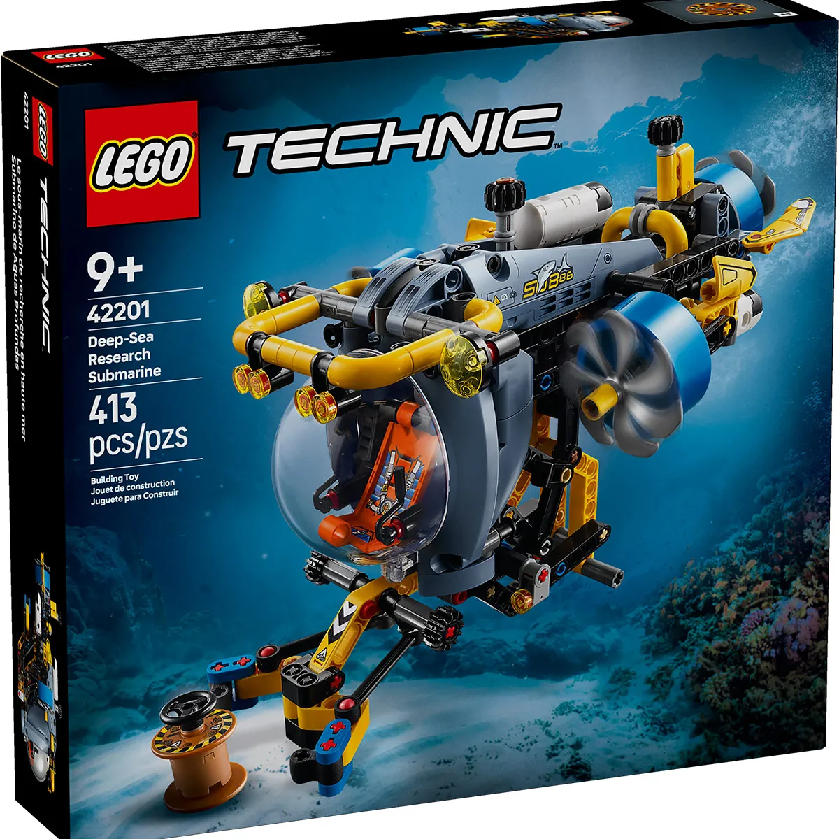 BLOQUES DE CONSTRUCCIÓN LEGO 42201 SUBMARINO DE INVESTIGACION DE AGUAS PROFUNDA - 1