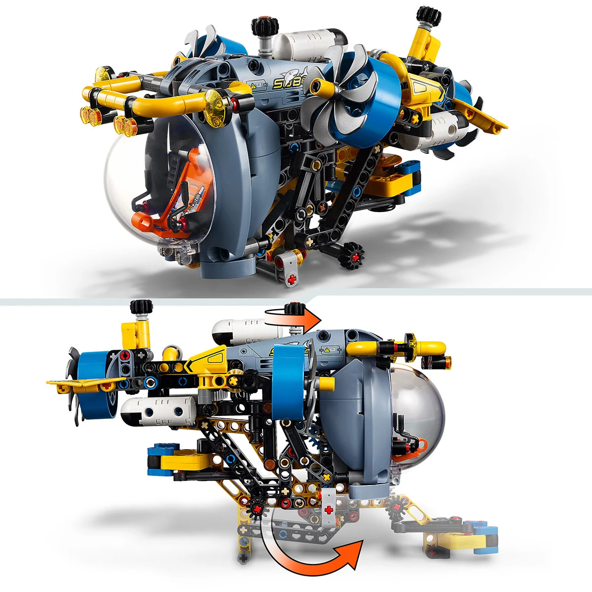 BLOQUES DE CONSTRUCCIÓN LEGO 42201 SUBMARINO DE INVESTIGACION DE AGUAS PROFUNDA - 4