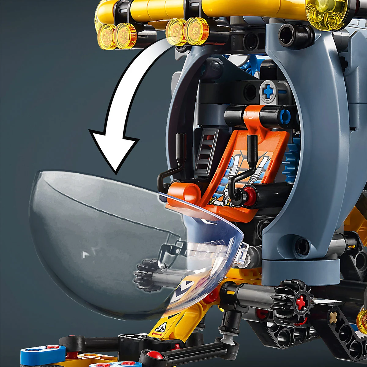 BLOQUES DE CONSTRUCCIÓN LEGO 42201 SUBMARINO DE INVESTIGACION DE AGUAS PROFUNDA - 6