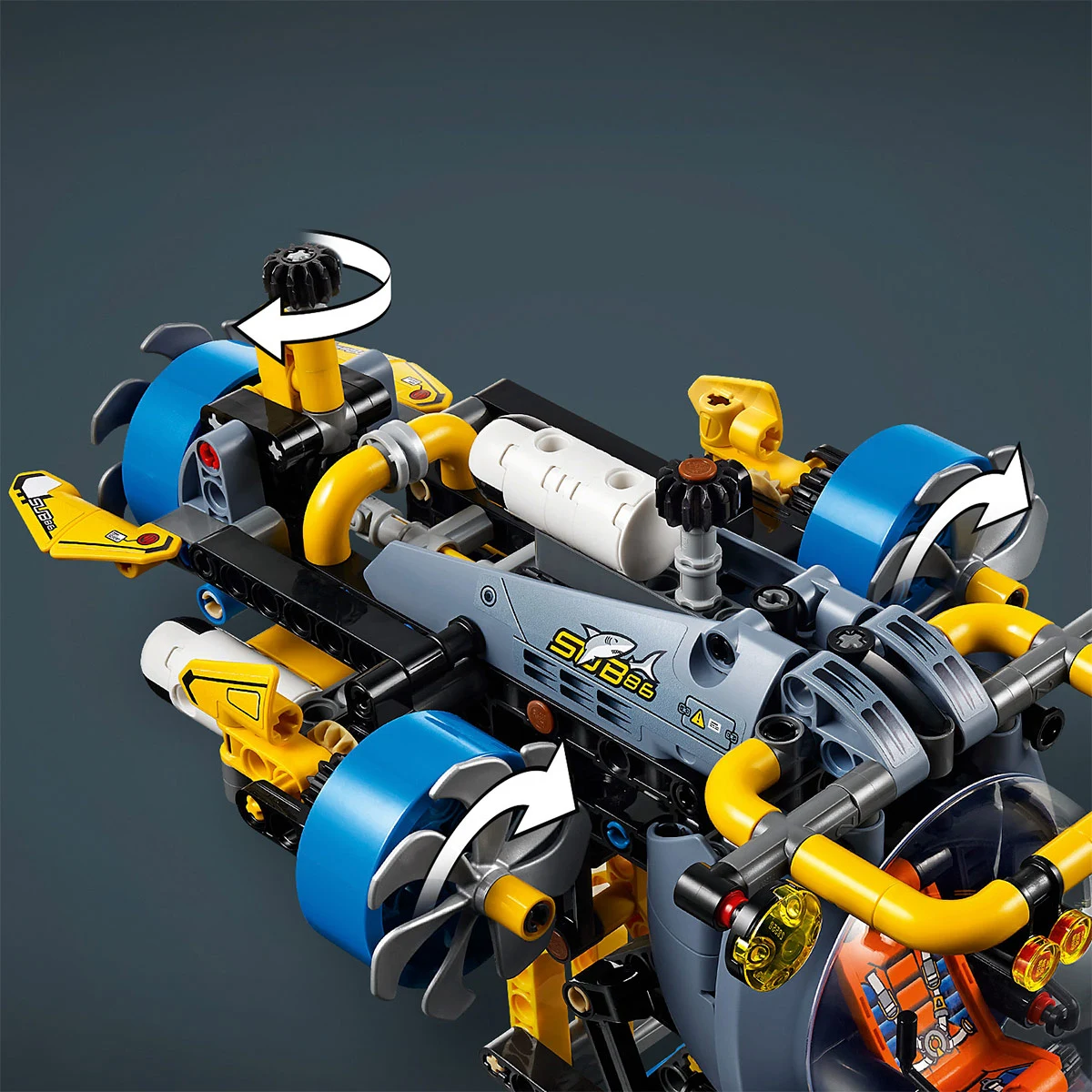 BLOQUES DE CONSTRUCCIÓN LEGO 42201 SUBMARINO DE INVESTIGACION DE AGUAS PROFUNDA - 7