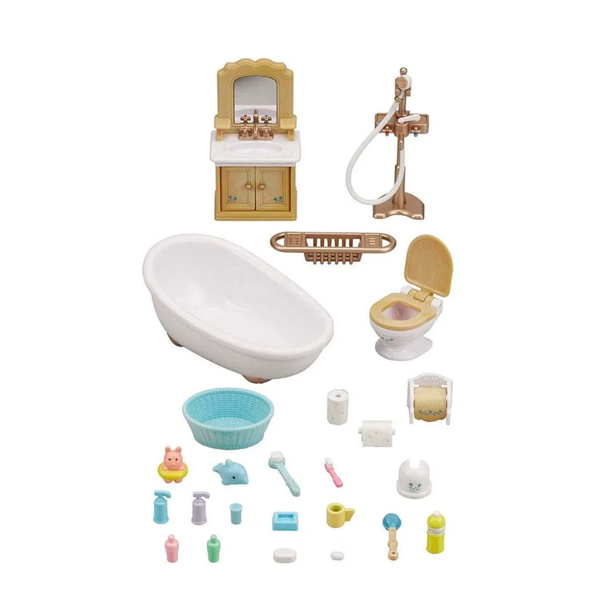 FIGURA COLECCIONABLE SYLVANIAN FAMILIES SET DE BAÑO - 3