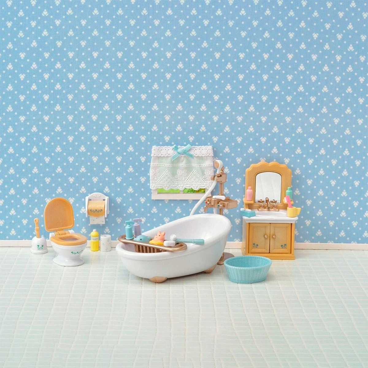 FIGURA COLECCIONABLE SYLVANIAN FAMILIES SET DE BAÑO - 4