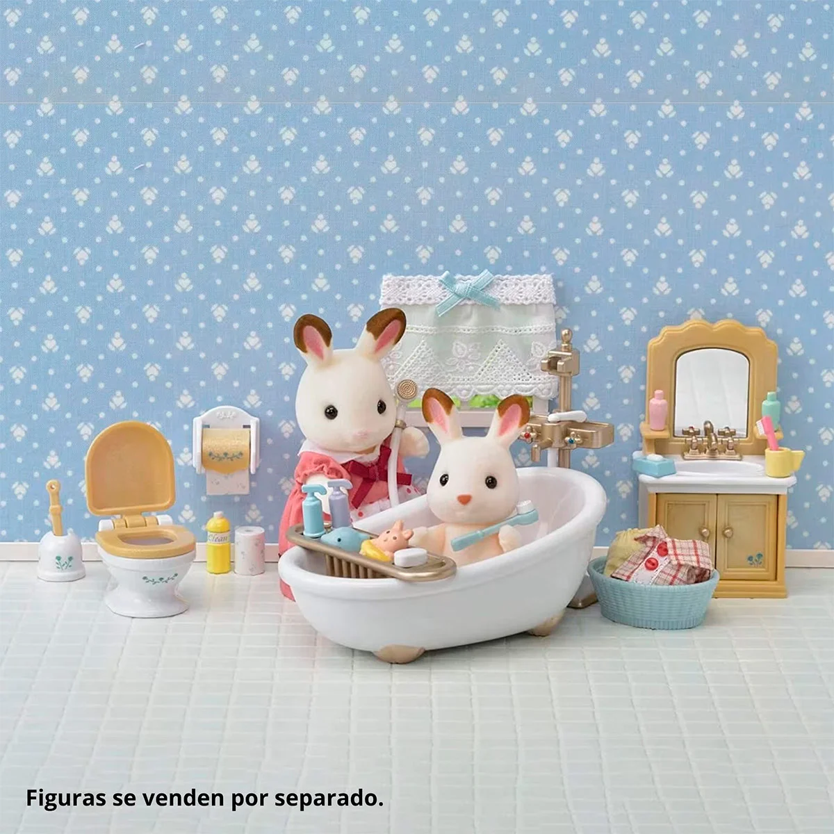 FIGURA COLECCIONABLE SYLVANIAN FAMILIES SET DE BAÑO - 5