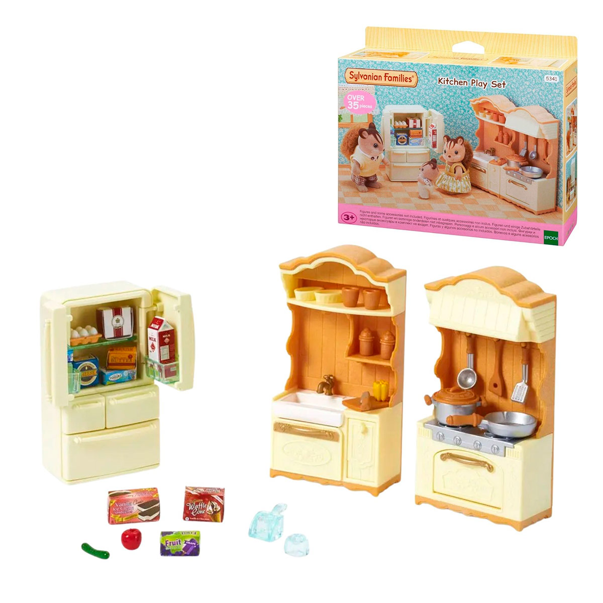 FIGURA COLECCIONABLE SYLVANIAN FAMILIES SET DE COCINA - 1