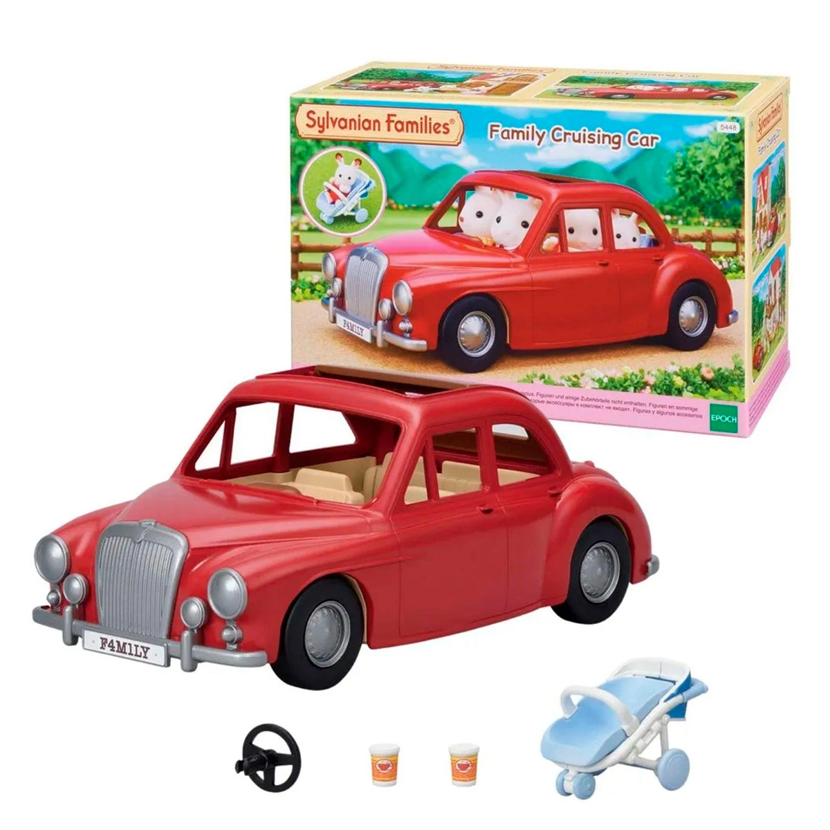 FIGURA COLECCIONABLE SYLVANIAN FAMILIES COCHE FAMILIAR - 1