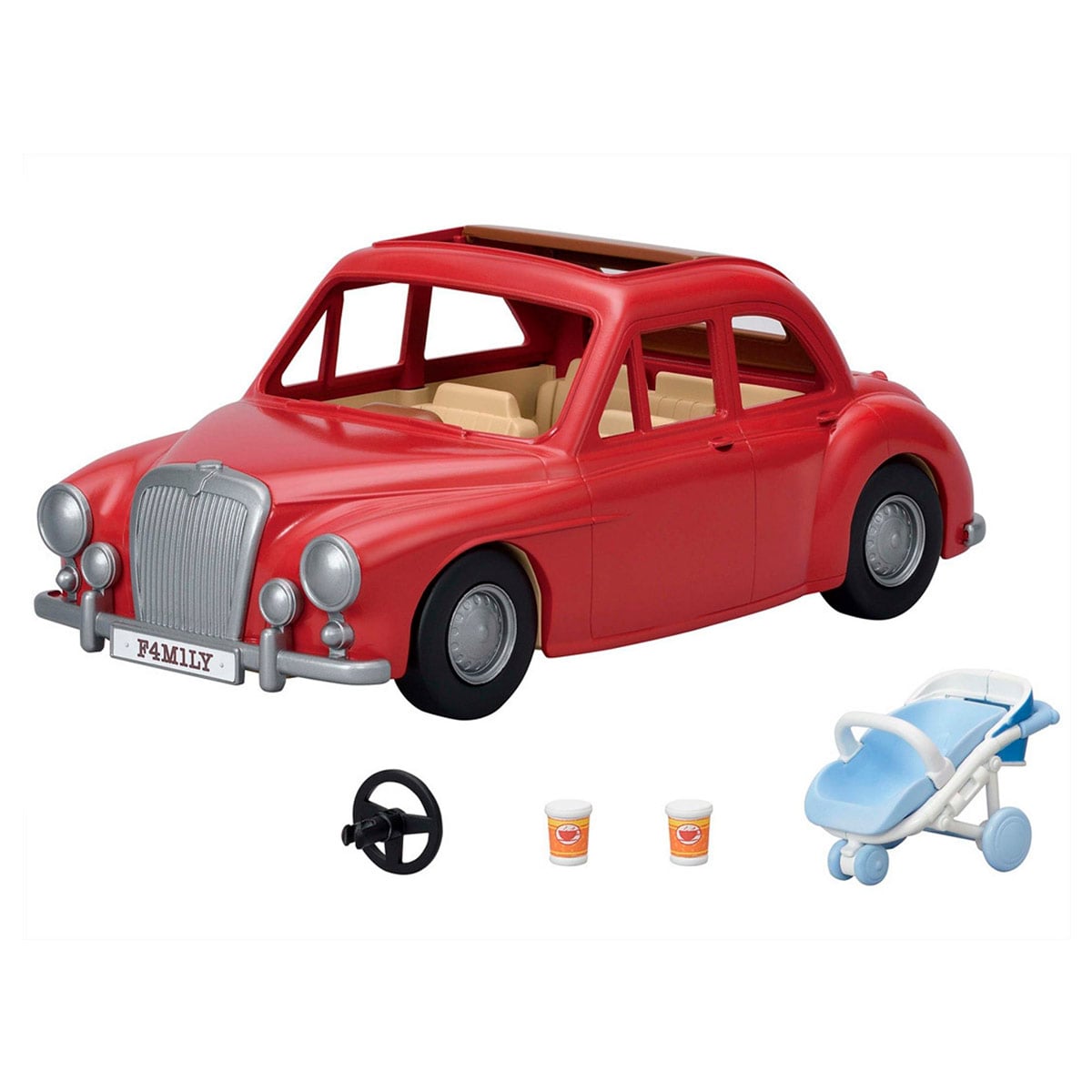 FIGURA COLECCIONABLE SYLVANIAN FAMILIES COCHE FAMILIAR - 2