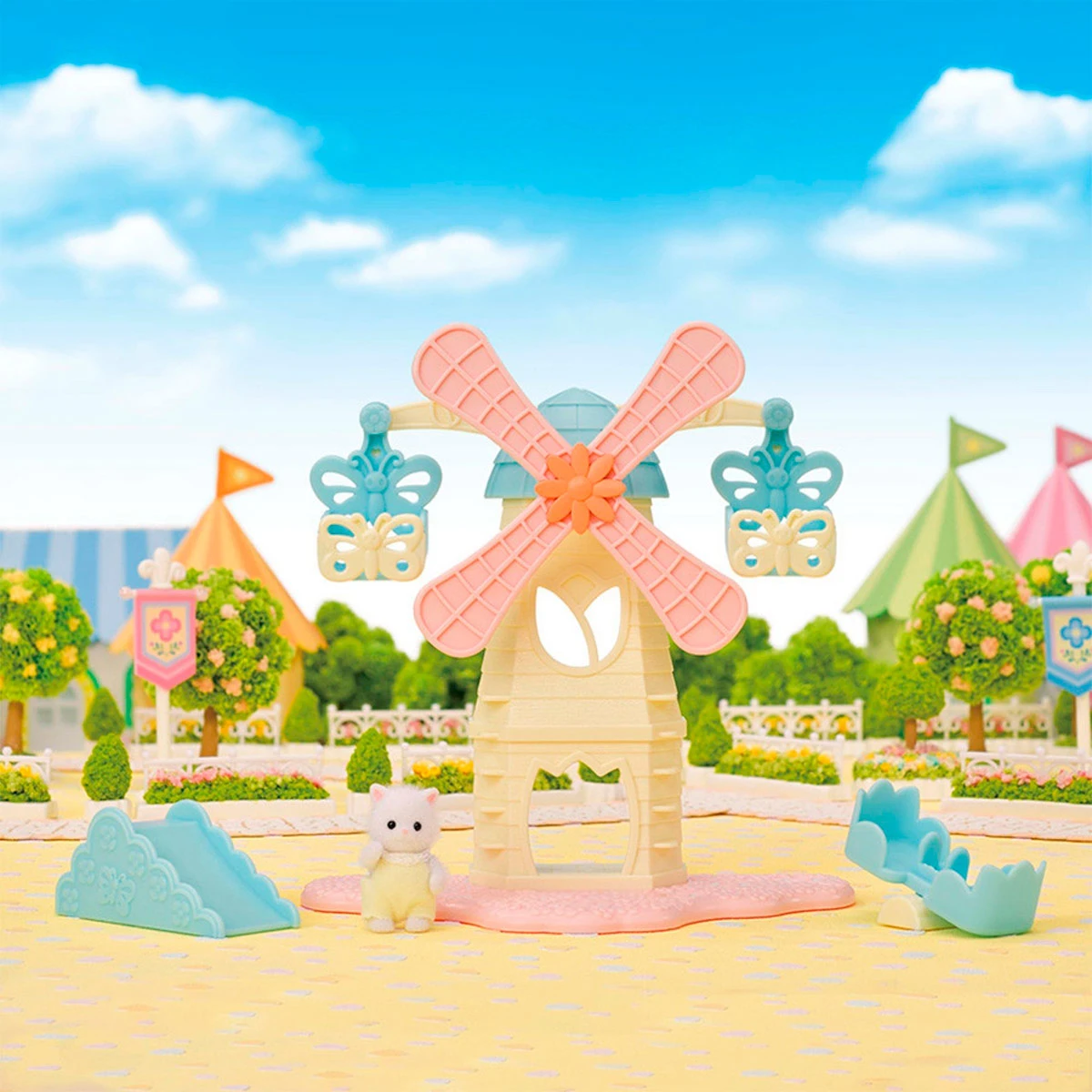 FIGURA COLECCIONABLE SYLVANIAN FAMILIES PARQUE MOLINO DE VIENTO - 3