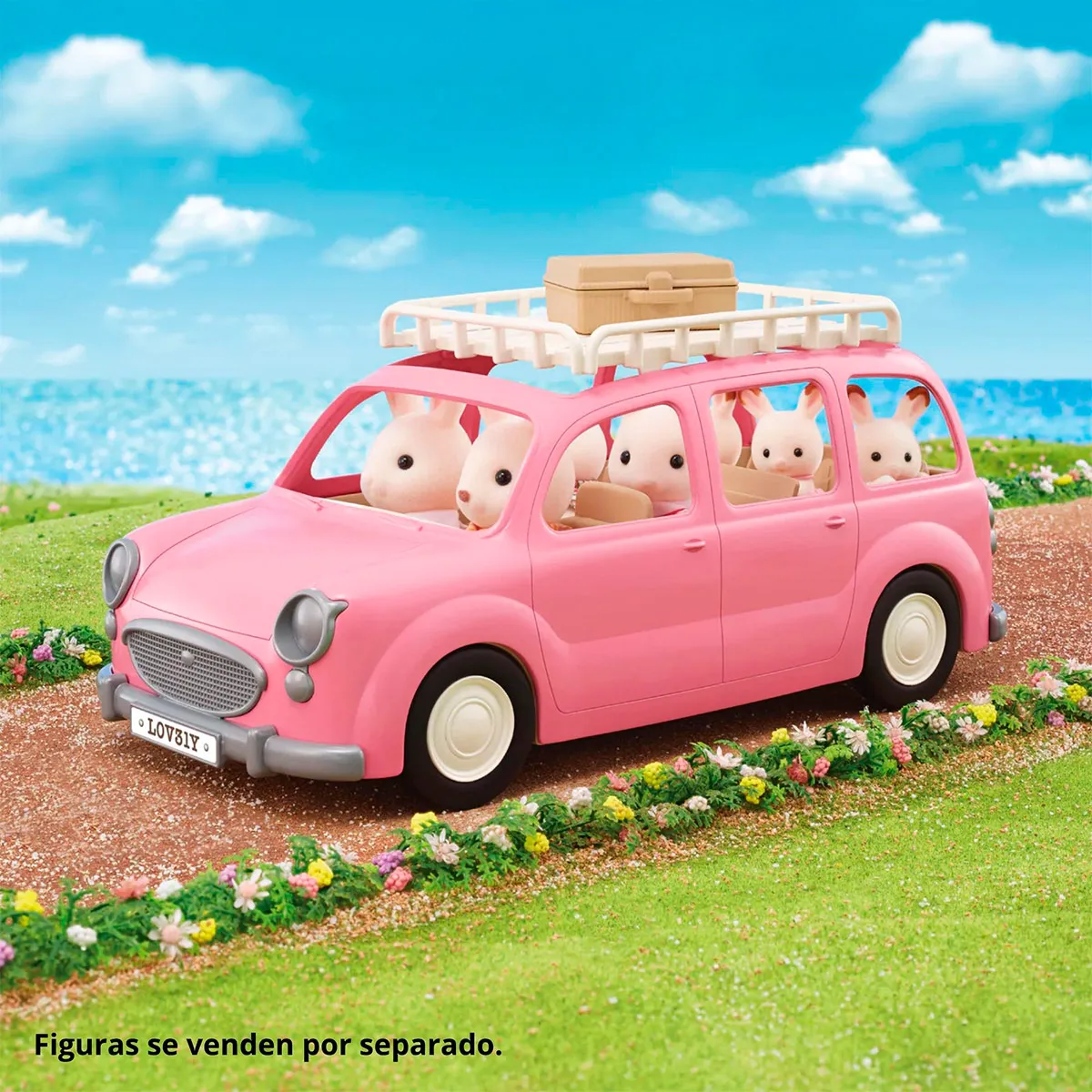 FIGURA COLECCIONABLE SYLVANIAN FAMILIES VAN PICNIC FAMILIAR - 4