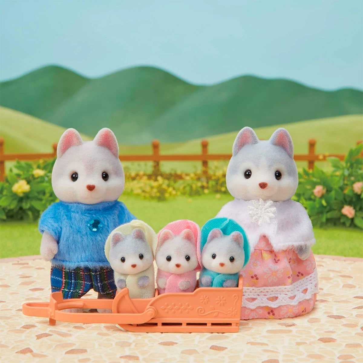 FIGURA COLECCIONABLE SYLVANIAN FAMILIES FAMILIA HUSKY - 3
