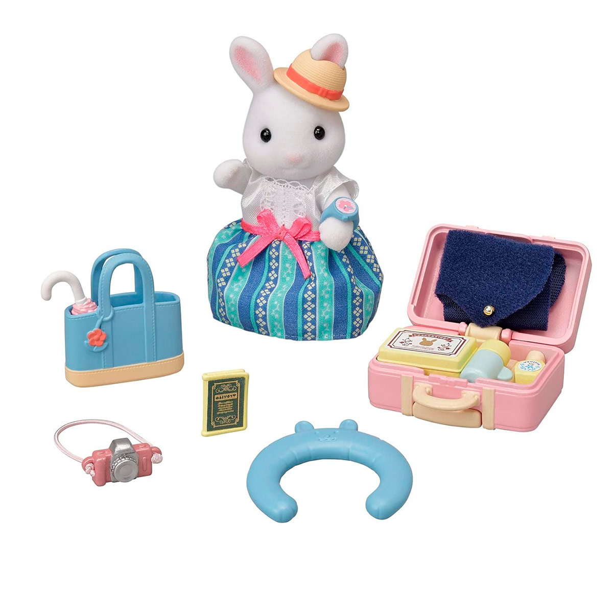 FIGURA COLECCIONABLE SYLVANIAN FAMILIES SET VIAJE EMILIA CONEJO DE NIEVE - 2
