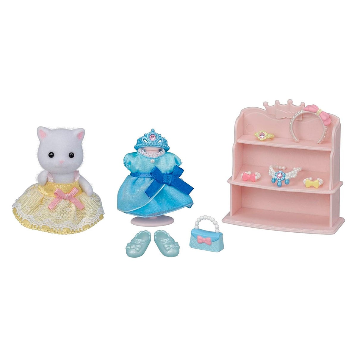 FIGURA COLECCIONABLE SYLVANIAN FAMILIES SET VESTIDO PRINCESA GATO - 2