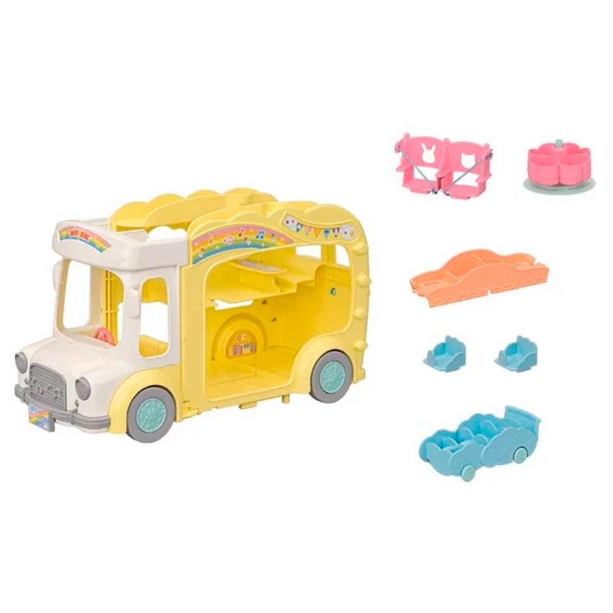 FIGURA COLECCIONABLE SYLVANIAN FAMILIES AUTOBUS ARCOIRIS - 3