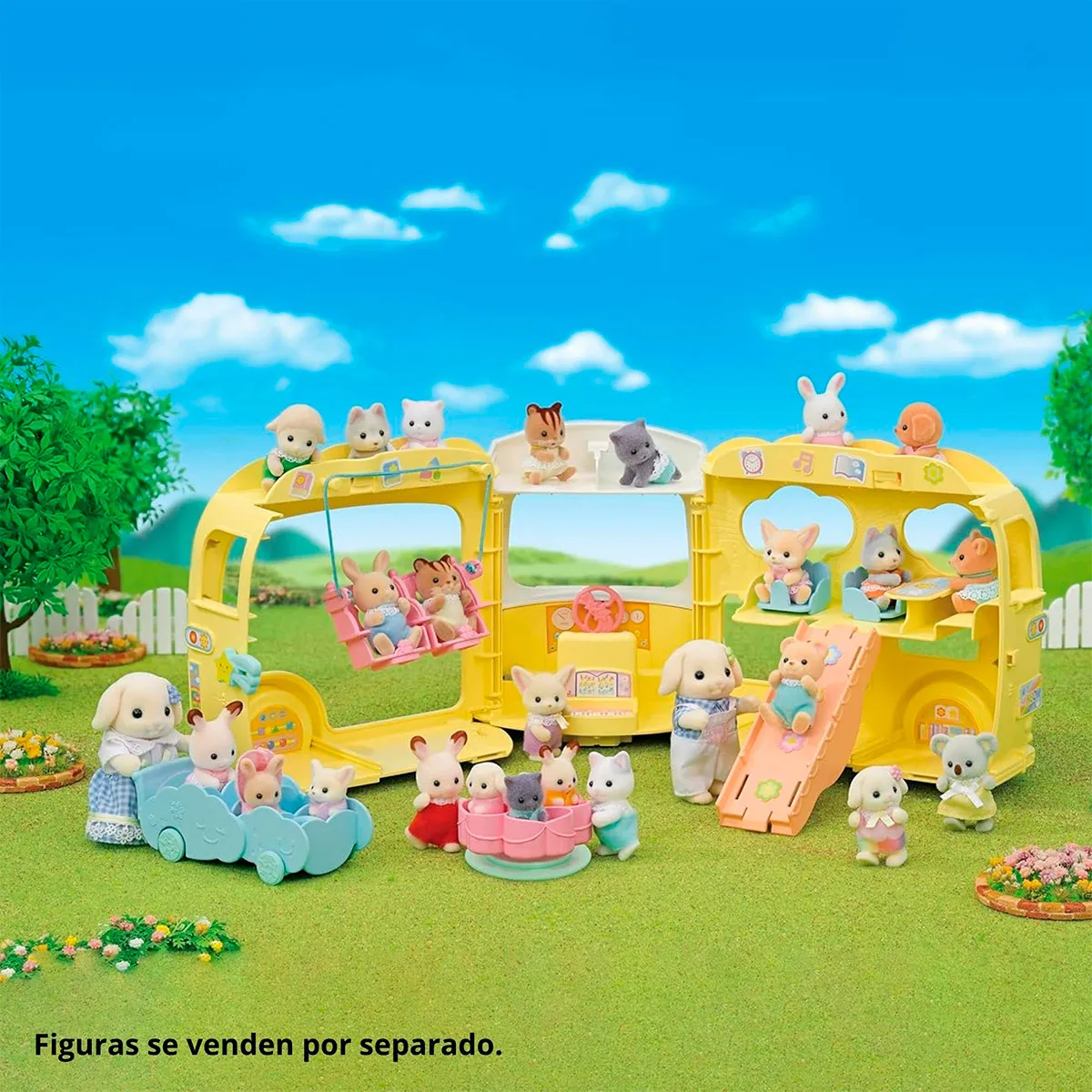 FIGURA COLECCIONABLE SYLVANIAN FAMILIES AUTOBUS ARCOIRIS - 5