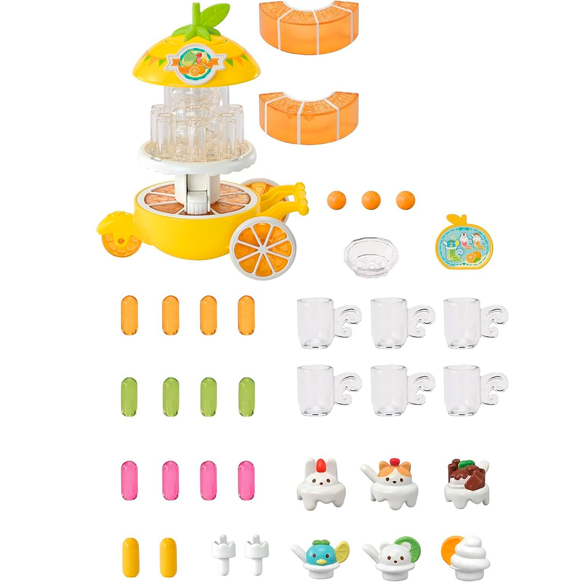 FIGURA COLECCIONABLE SYLVANIAN FAMILIES SET PUESTO DE JUGOS CITRICOS - 5