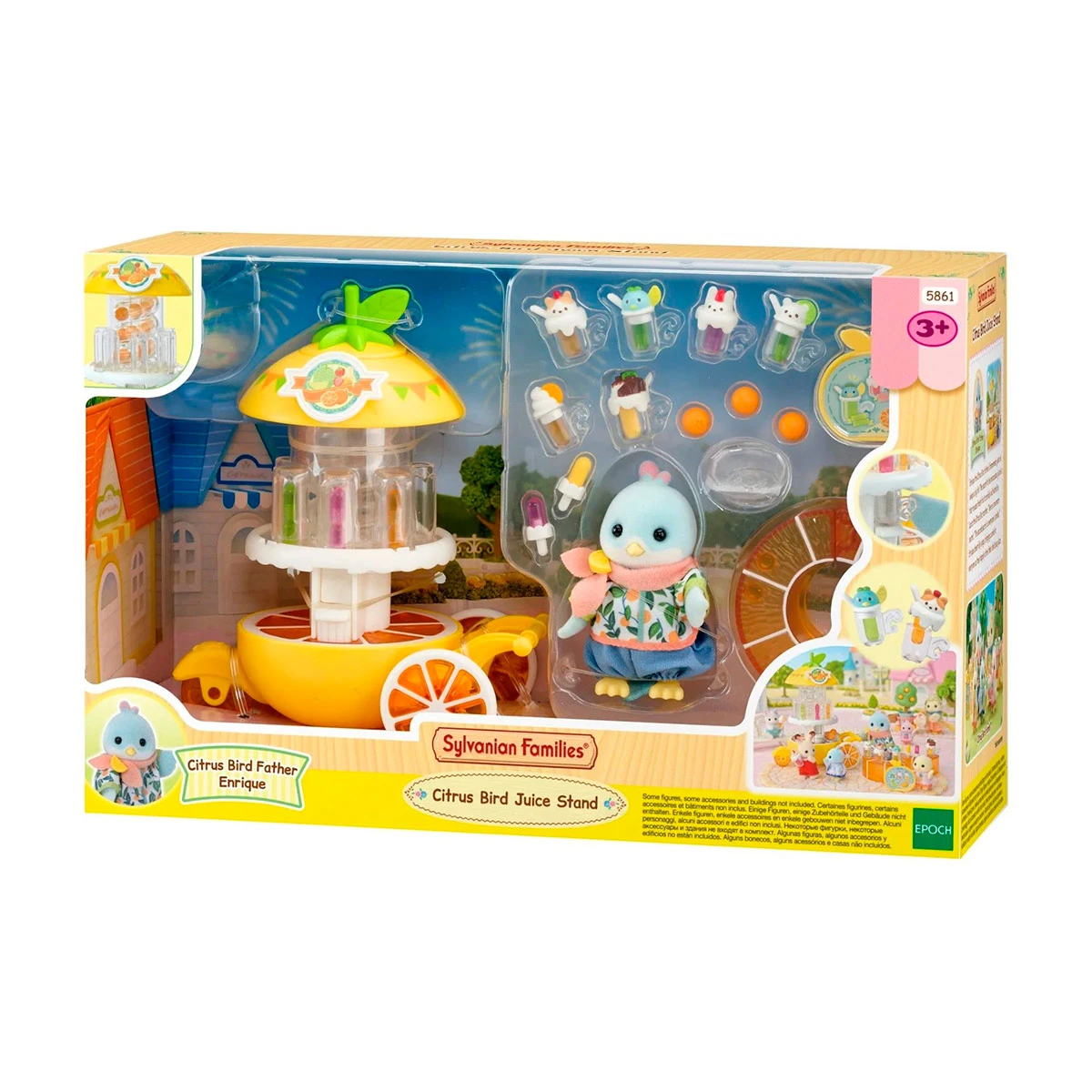 FIGURA COLECCIONABLE SYLVANIAN FAMILIES SET PUESTO DE JUGOS CITRICOS - 7