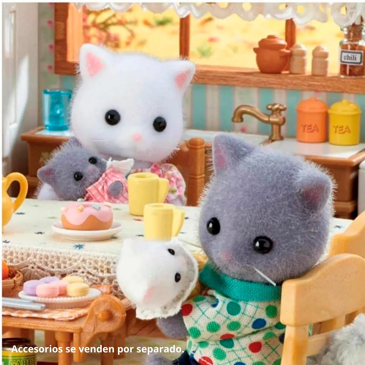 FIGURA COLECCIONABLE SYLVANIAN FAMILIES FAMILIA GATO PERSA - 3