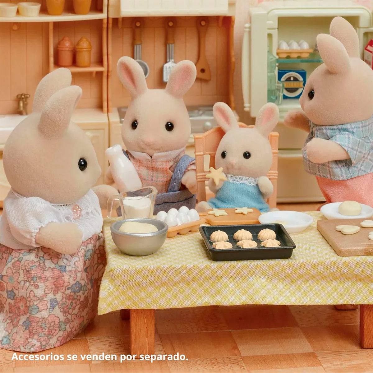 FIGURA COLECCIONABLE SYLVANIAN FAMILIES FAMILIA CONEJO DE LECHE - 3