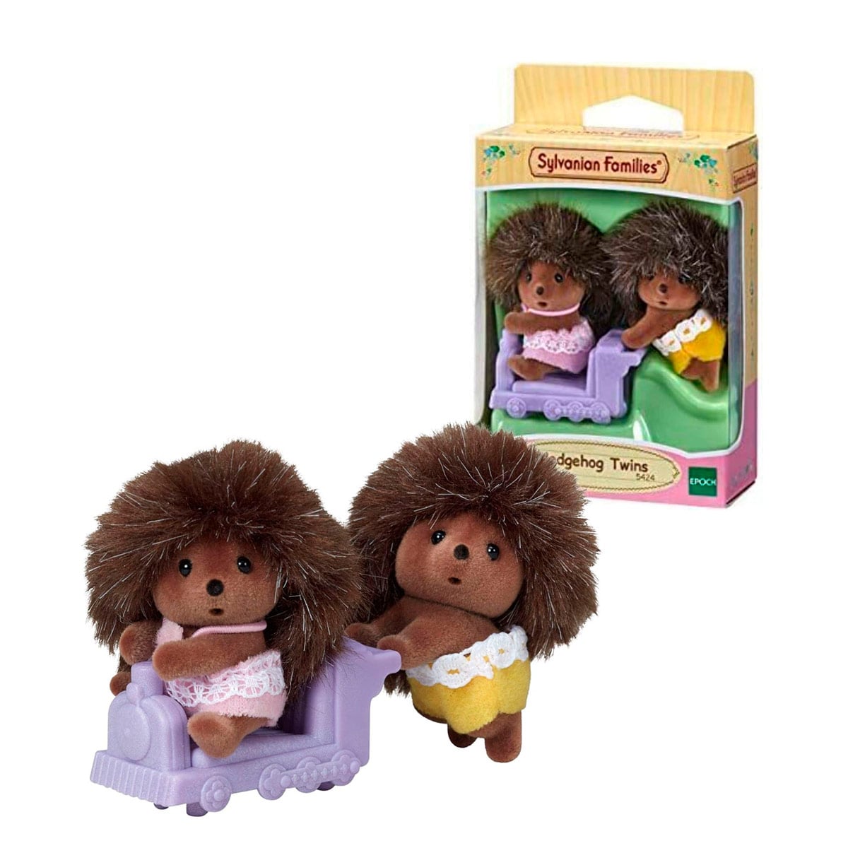 FIGURA COLECCIONABLE SYLVANIAN FAMILIES GEMELOS ERIZO - 1