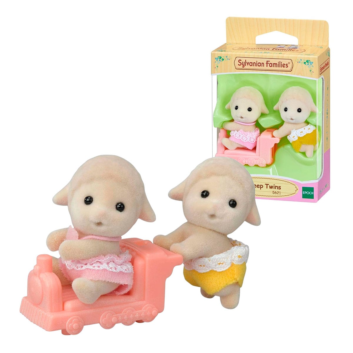 FIGURA COLECCIONABLE SYLVANIAN FAMILIES GEMELOS OVEJA - 1