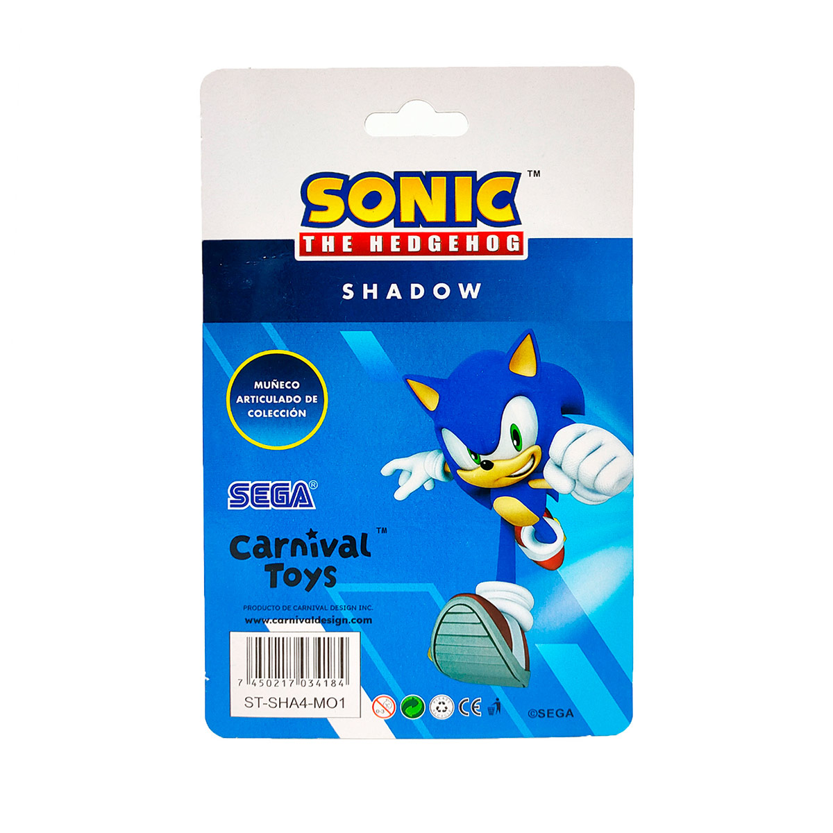FIGURA DE ACCIÓN SONIC VALUE SHADOW 10 CM - 4