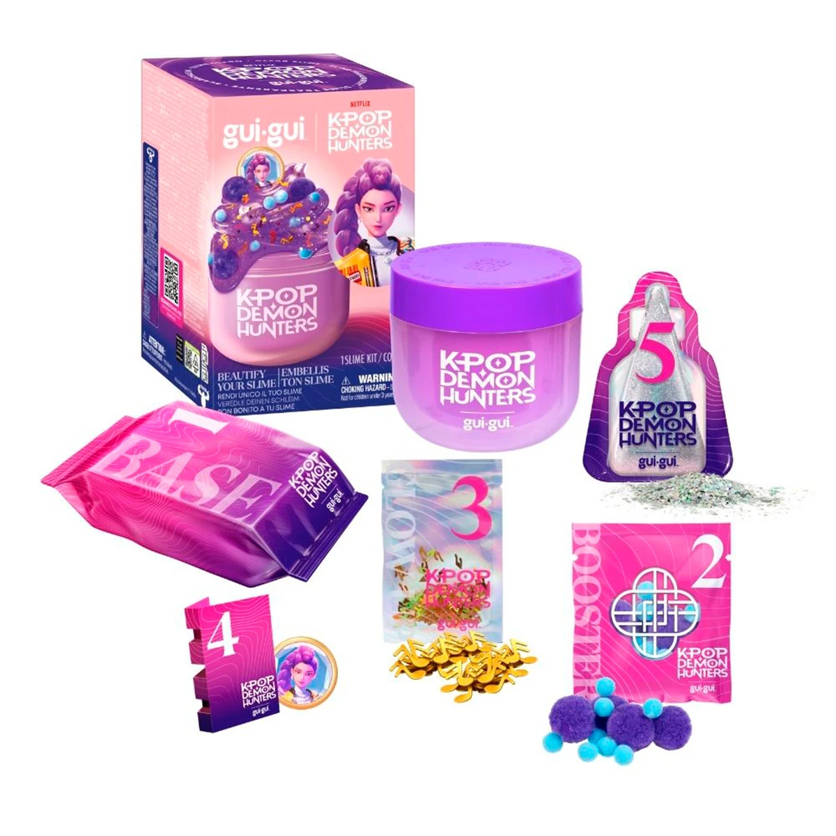 KIT SLIME GUI GUI K-POP DEMON HUNTERS SLIME - MODELO ALEATORIO - 1