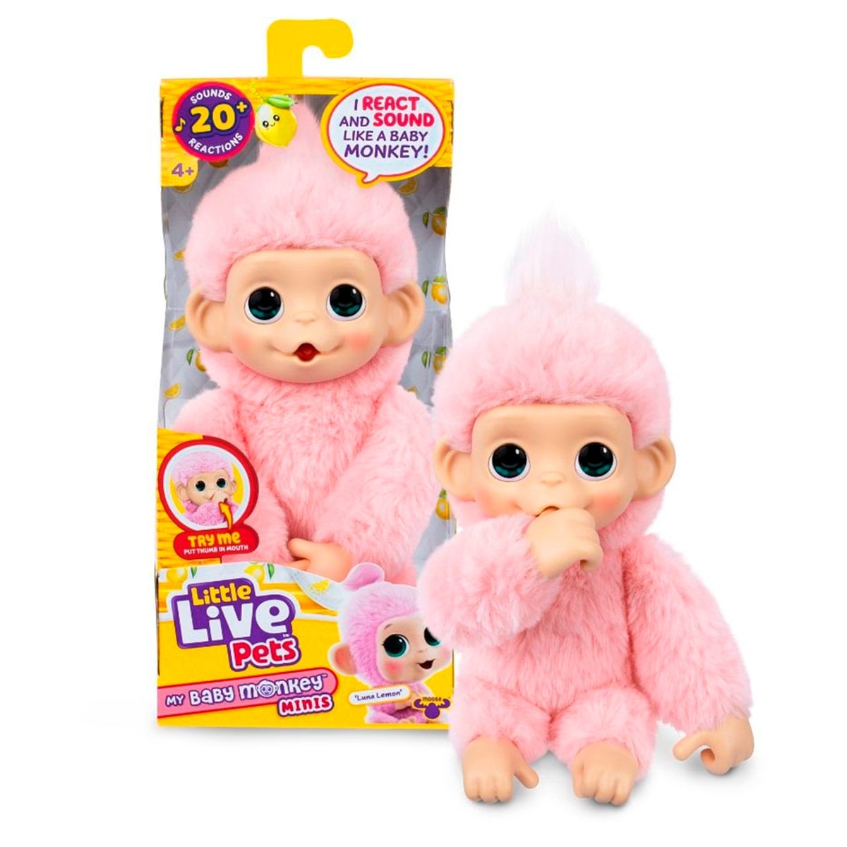 JUGUETE DIDÁCTICO LITTLE LIVE PETS MY BABY MINI MONKEY - 4