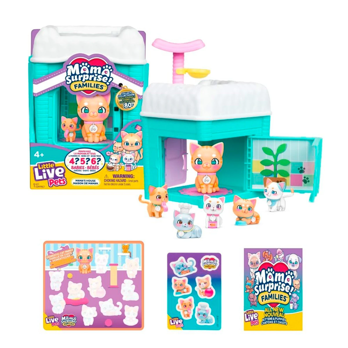JUGUETE DIDACTICO LITTLE LIVE PETS MAMA SORPRESA FAMILIA CASA - 1