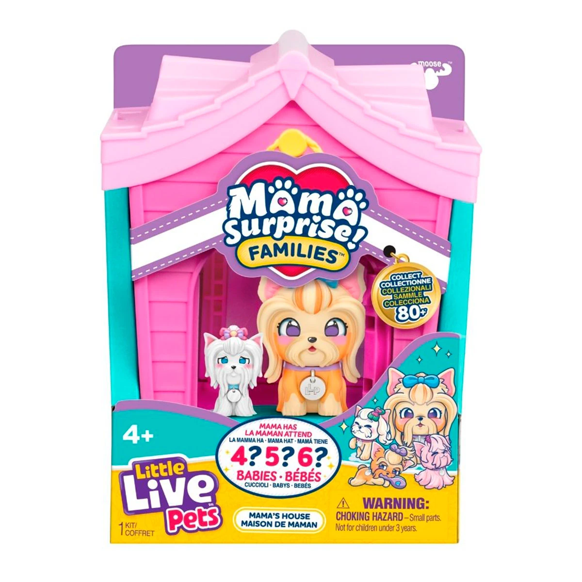 JUGUETE DIDACTICO LITTLE LIVE PETS MAMA SORPRESA FAMILIA CASA - 11