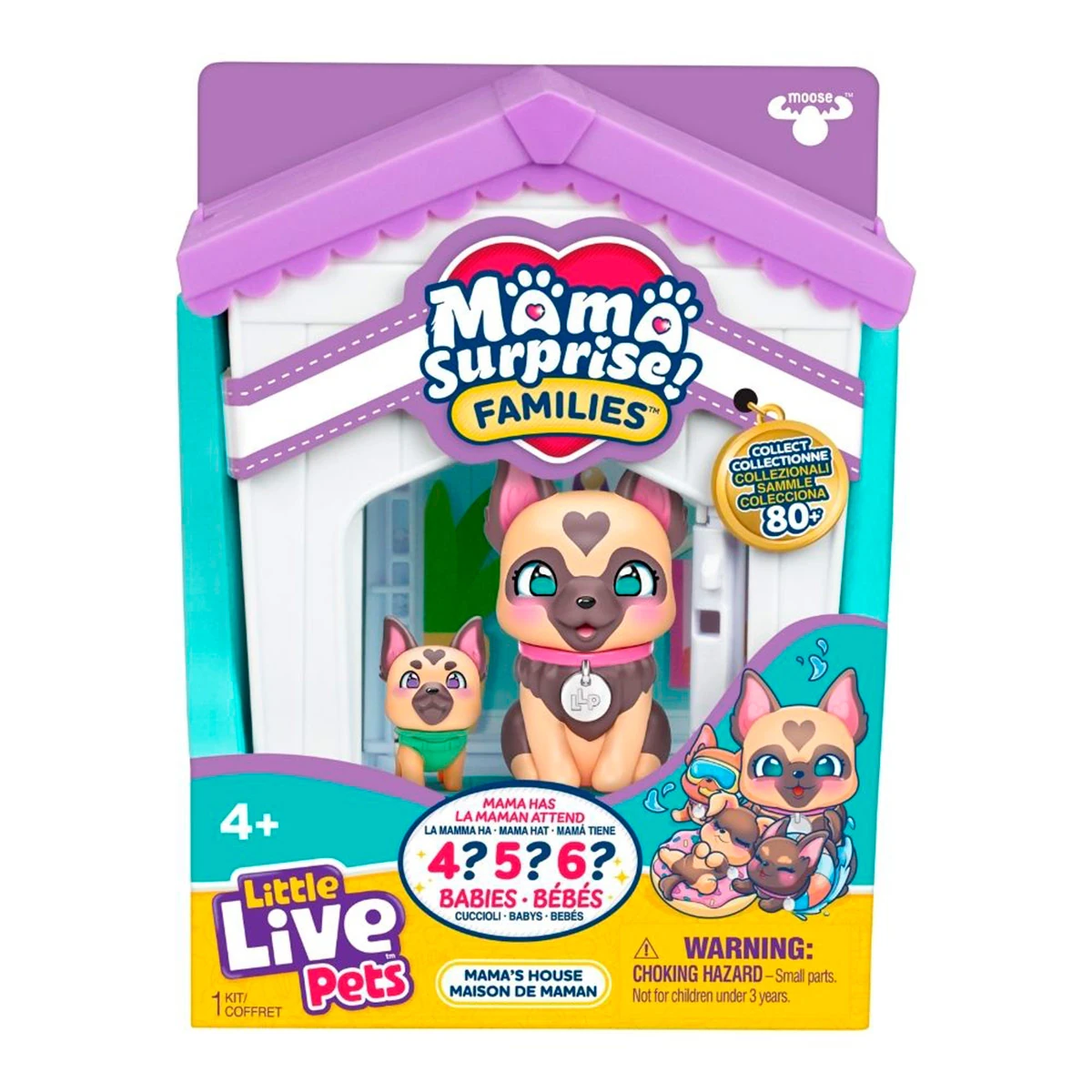 JUGUETE DIDACTICO LITTLE LIVE PETS MAMA SORPRESA FAMILIA CASA - 15