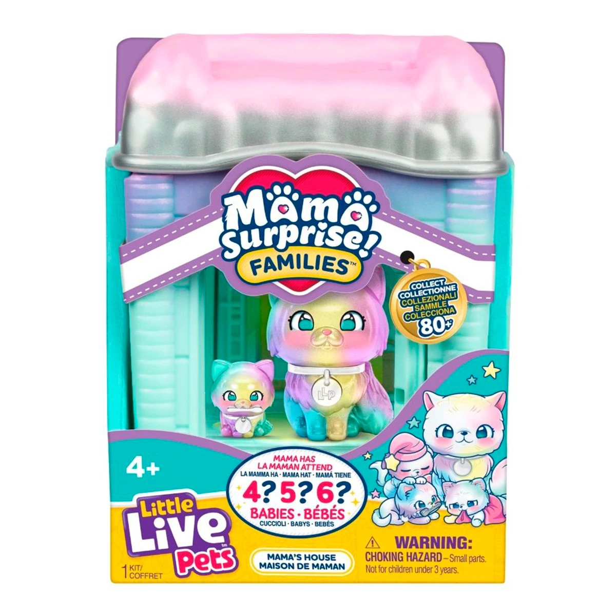 JUGUETE DIDACTICO LITTLE LIVE PETS MAMA SORPRESA FAMILIA CASA - 4