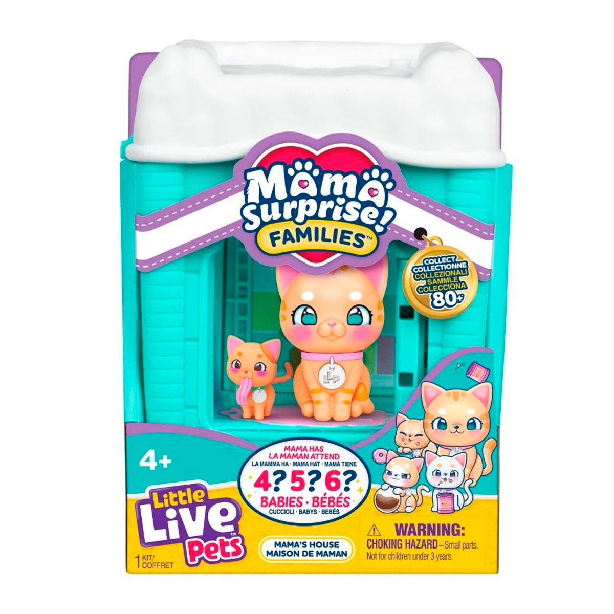 JUGUETE DIDACTICO LITTLE LIVE PETS MAMA SORPRESA FAMILIA CASA - 9