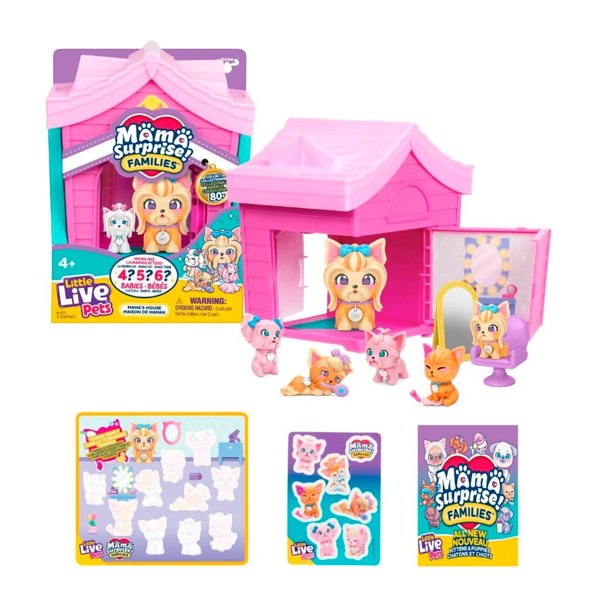 JUGUETE DIDACTICO LITTLE LIVE PETS MAMA SORPRESA FAMILIA CASA - 10