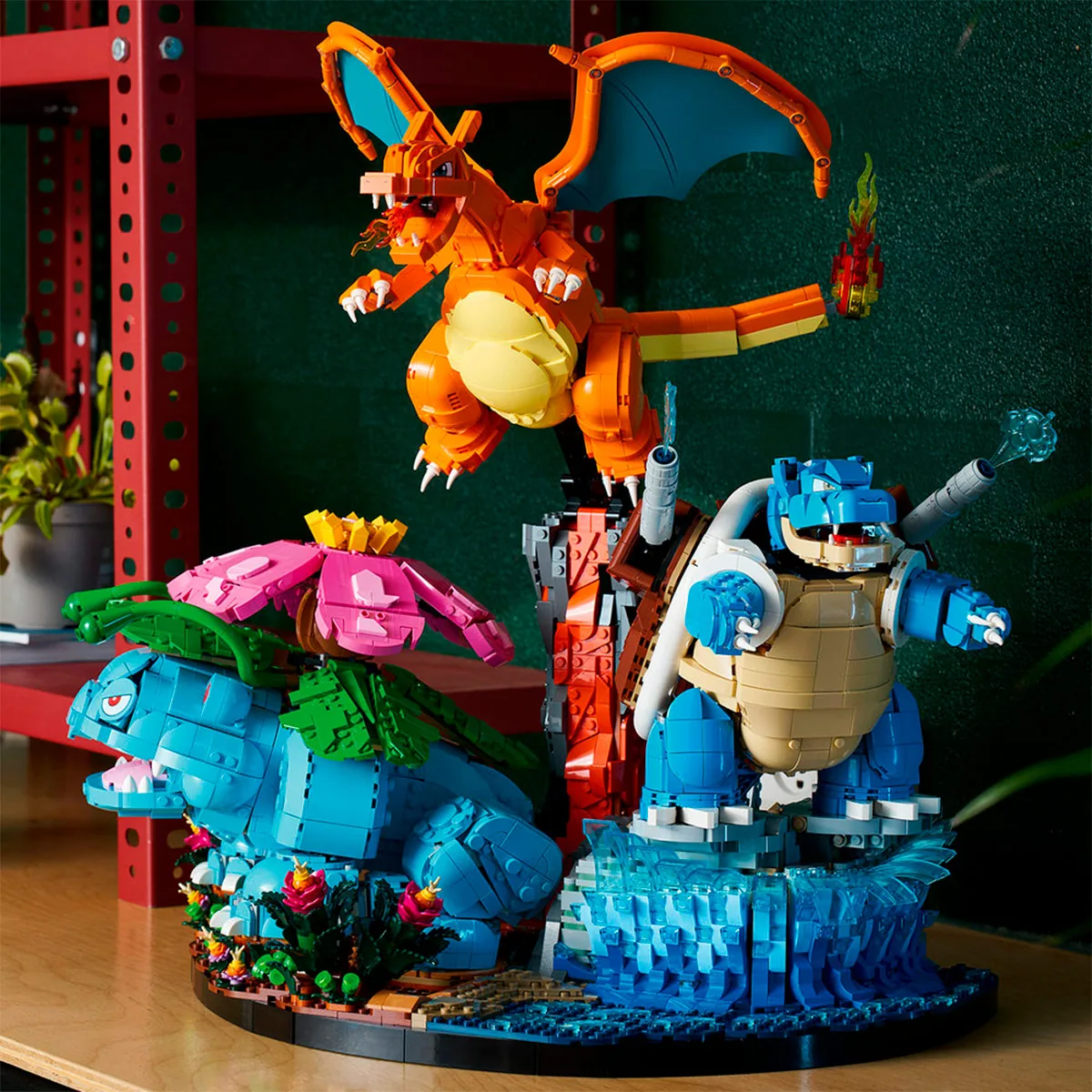 BLOQUES CONSTRUCCIÓN LEGO 72153 VENUSAUR CHARIZARD Y BLASTOISE - 5