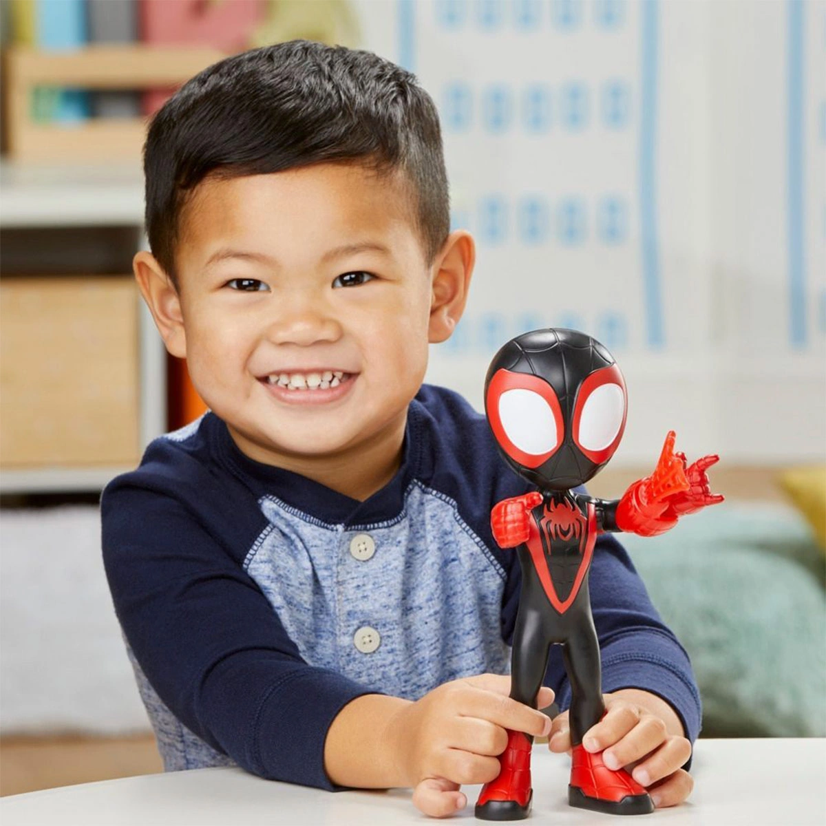 FIGURA DE ACCIÓN SPIDEY & HIS AMAZING FRIENDS SUPERSIZED MILES MORALES - 6