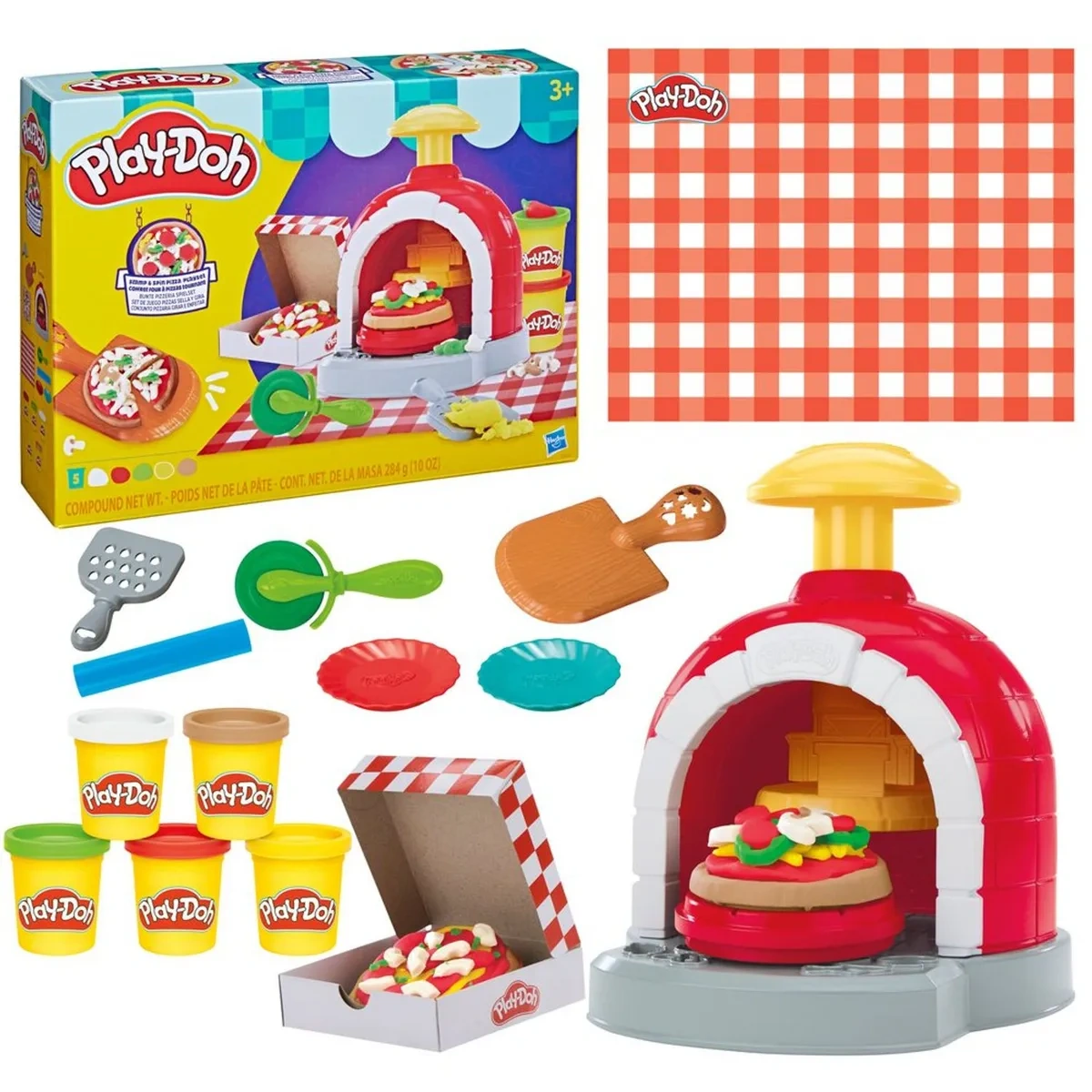 SET DE MASAS MOLDEABLES PIZZAS SELLA Y GIRA PLAY DOH - 3