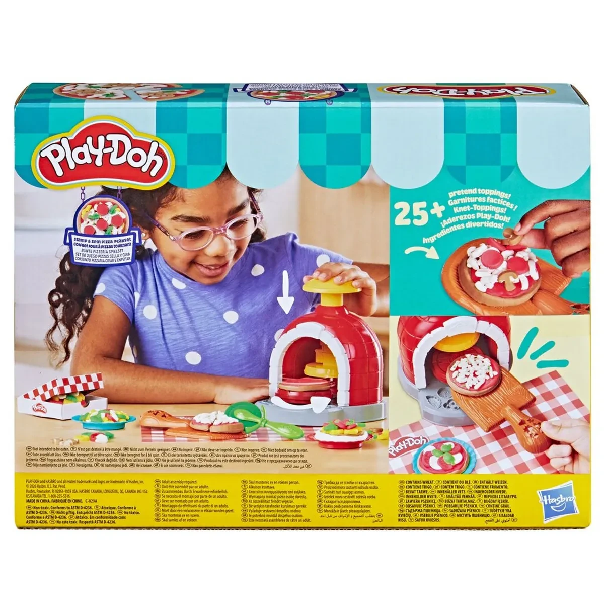 SET DE MASAS MOLDEABLES PIZZAS SELLA Y GIRA PLAY DOH - 4