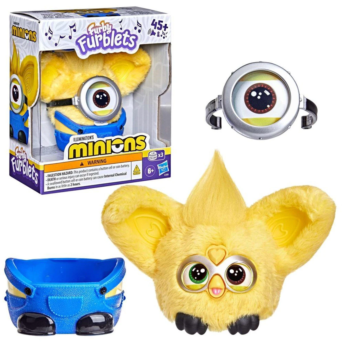 MINIAMIGO INTERACTIVO FURBY FURBLETS MINIONS - 1