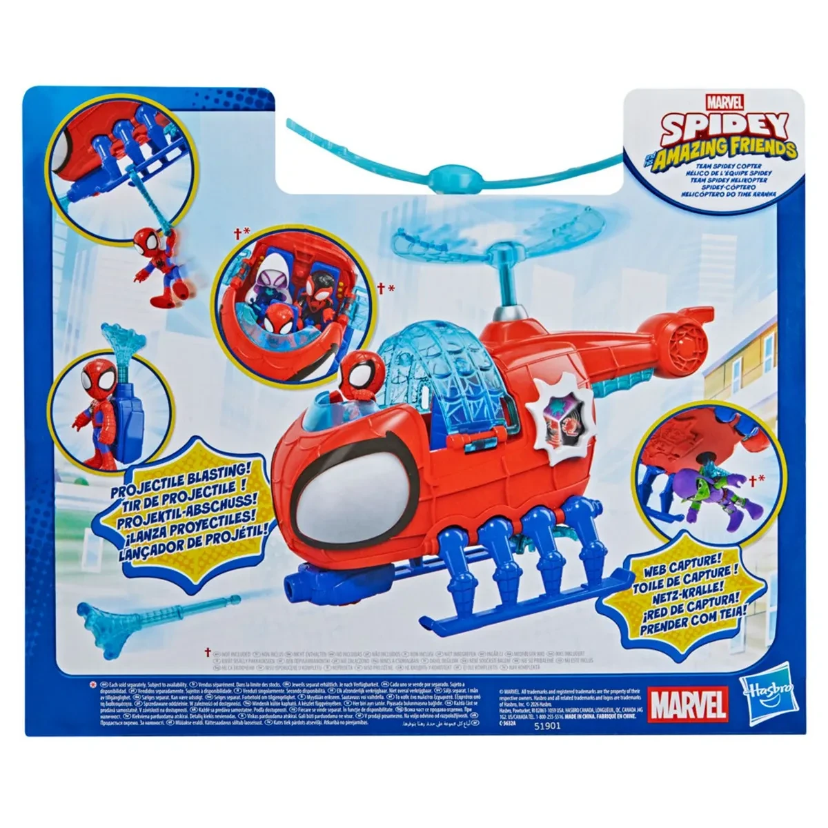 HELICÓPTERO TEAM SPIDEY CAPTER - 4