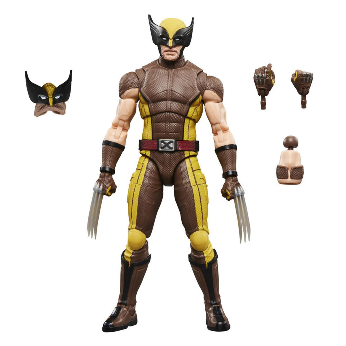 FIGURA DE ACCIÓN MARVEL LEGENDS TRAJE MARRÓN WOLVERINE - 2